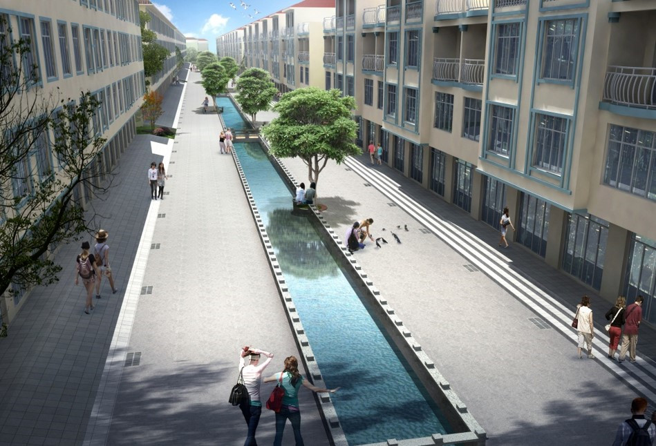 百色市田陽縣右江-田州河城區(qū)水系